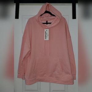 LAZYPANTS hooded sweatshirt, XL, PINK